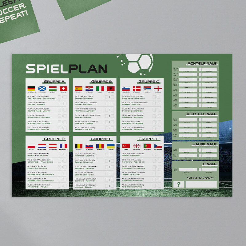 Spielplan der EM