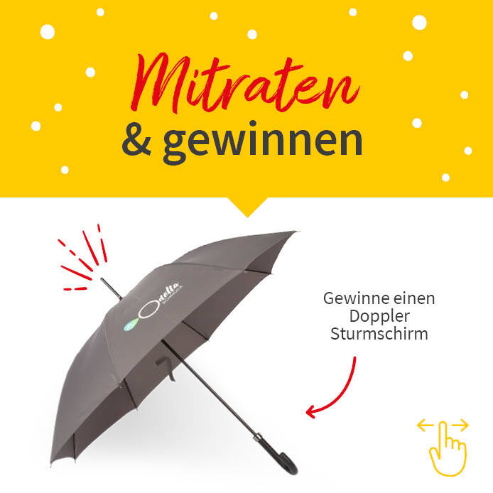 Regenschirm gewinnen