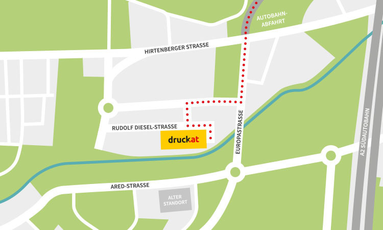 Anfahrtsplan druck.at