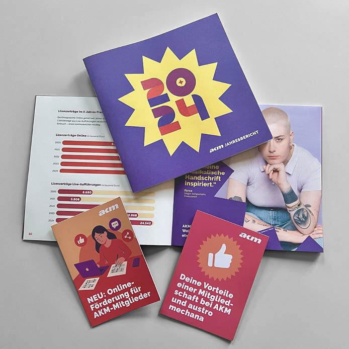 Diverse Drucksorten von Einmolig