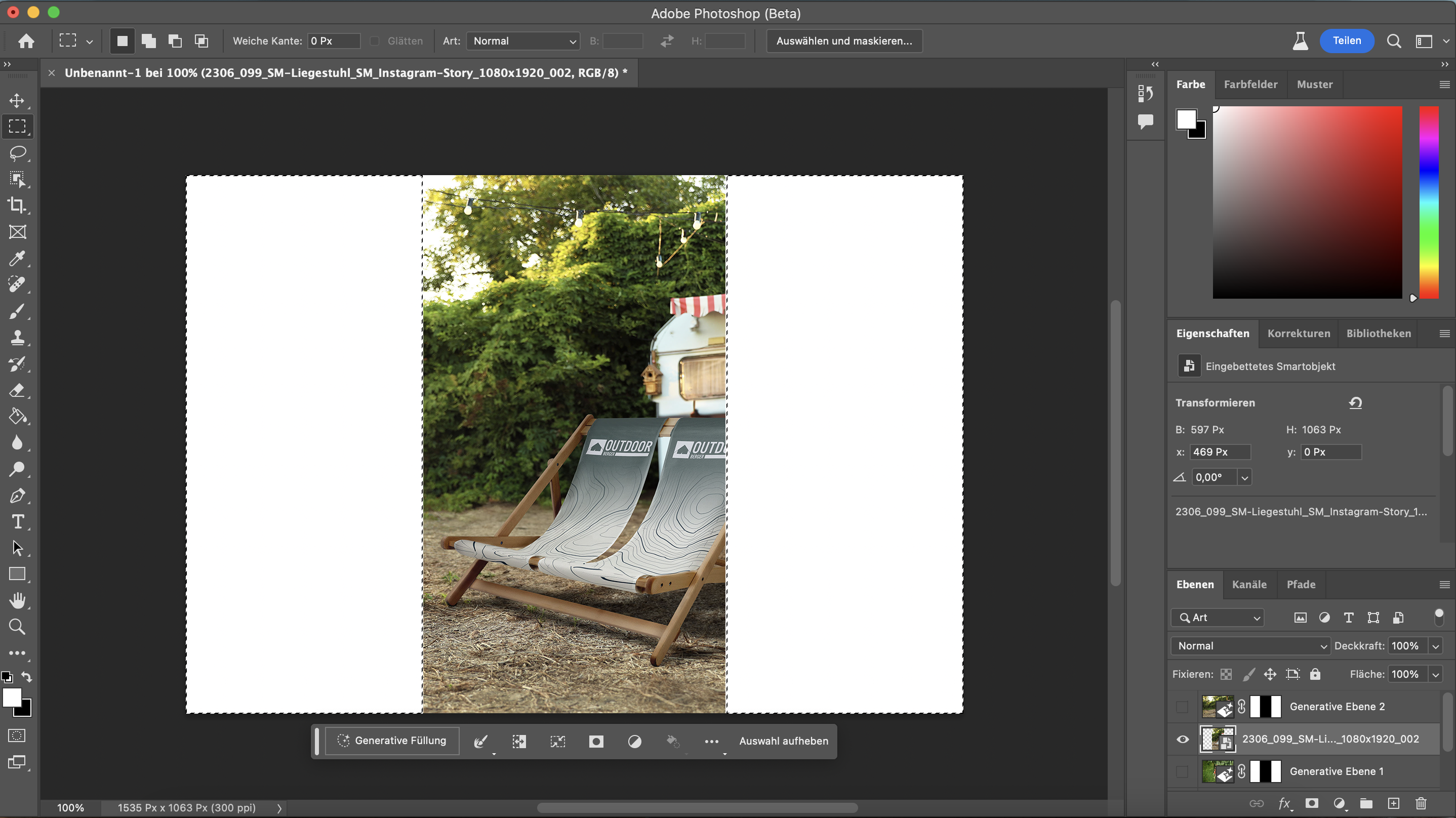 Weiße Seitenbereiche in Auswahl Weiße Seitenbereiche in Auswahl