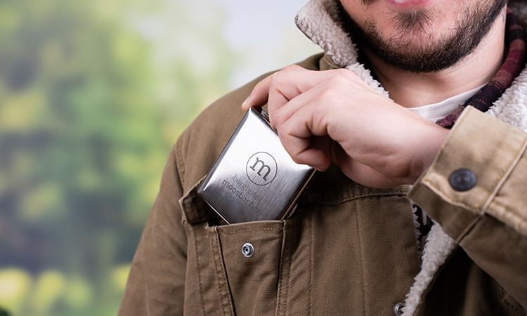 Gravierter Flachmann Gravierter Flachmann